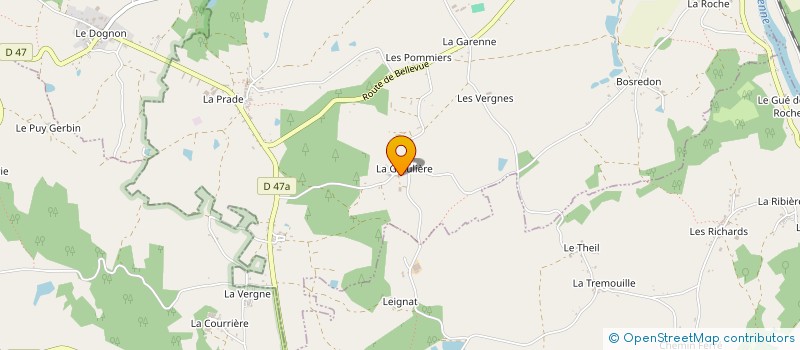 localisation de l'entreprise MADAME CATHERINE LORICH à SAINT-YRIEIX-SOUS-AIXE