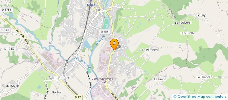 localisation de l'entreprise MADAME CATHERINE LOUBIGNAC à OBJAT