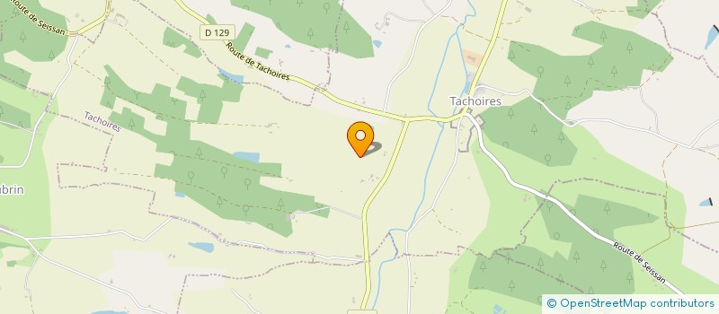localisation de l'entreprise MADAME CATHERINE LOUGE  TACHOIRES