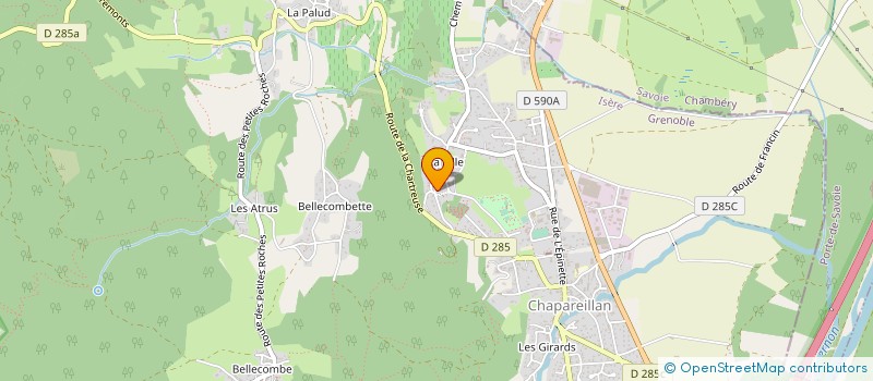 localisation de l'entreprise MADAME CATHERINE LOUIS  CHAPAREILLAN