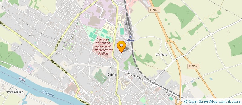 localisation de l'entreprise MADAME CATHERINE LOUVIER à GIEN
