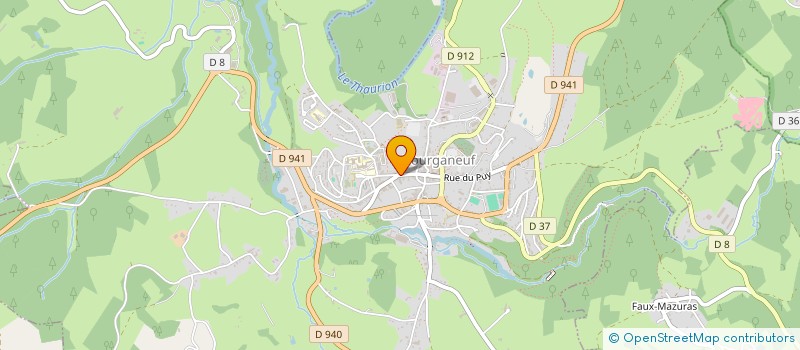 localisation de l'entreprise MADAME CATHERINE LOZACH à BOURGANEUF