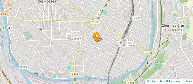 localisation de l'entreprise MADAME CATHERINE LOZE-FAELENS à SAINT-MAUR-DES-FOSSES