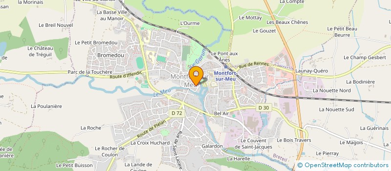 localisation de l'entreprise MADAME CATHERINE LUBERT  MONTFORT-SUR-MEU