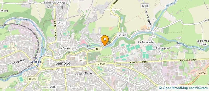 localisation de l'entreprise MADAME CATHERINE LUBRANO  SAINT-LO