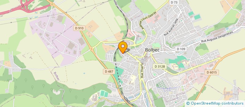 localisation de l'entreprise MADAME CATHERINE LUCAS  BOLBEC