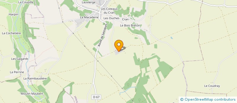 localisation de l'entreprise MADAME CATHERINE LUCAS  HOUSSAY