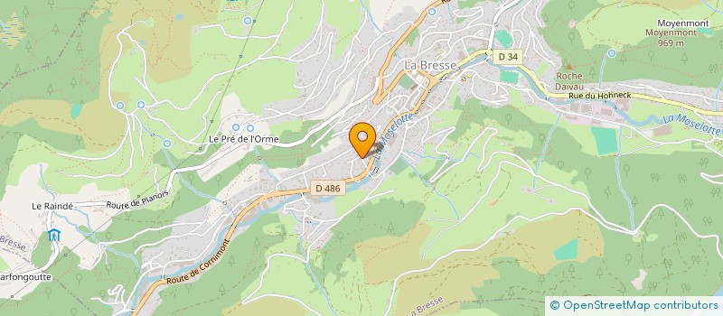 localisation de l'entreprise MADAME CATHERINE LUQUER  LA BRESSE