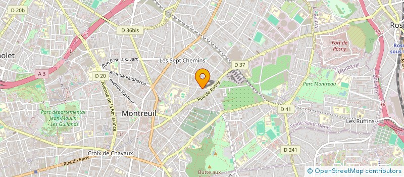 localisation de l'entreprise MADAME CATHERINE LUSTMAN à MONTREUIL