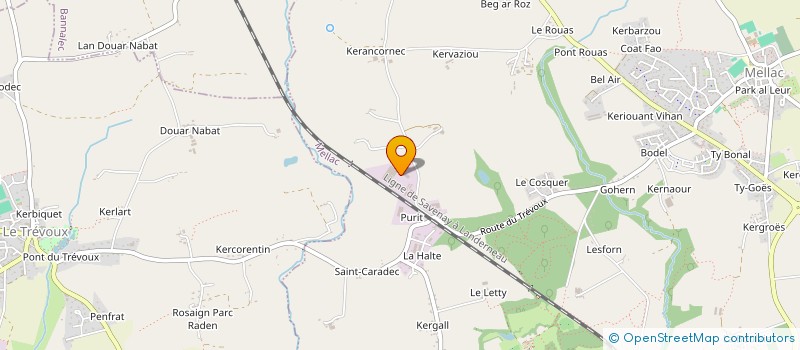 localisation de l'entreprise MADAME CATHERINE LUZOIR  MELLAC