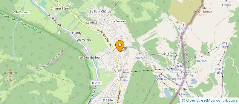 localisation de l'entreprise MADAME CATHERINE LYONS à CHATEL