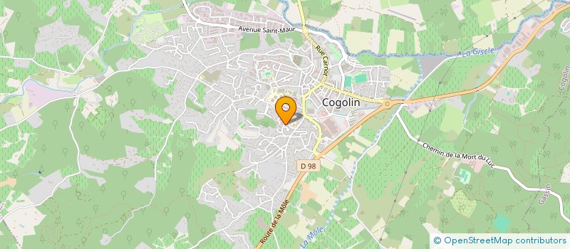 localisation de l'entreprise MADAME CATHERINE MACE à COGOLIN