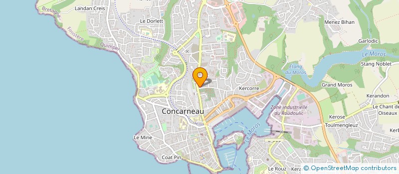 localisation de l'entreprise MADAME CATHERINE MACE à CONCARNEAU
