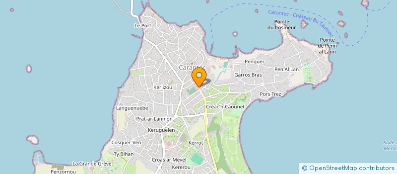 localisation de l'entreprise MADAME CATHERINE MADEC  CARANTEC