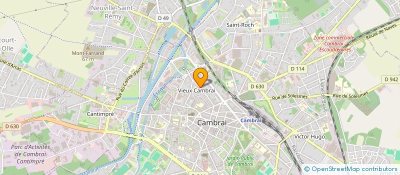 localisation de l'entreprise MADAME CATHERINE MAES  CAMBRAI