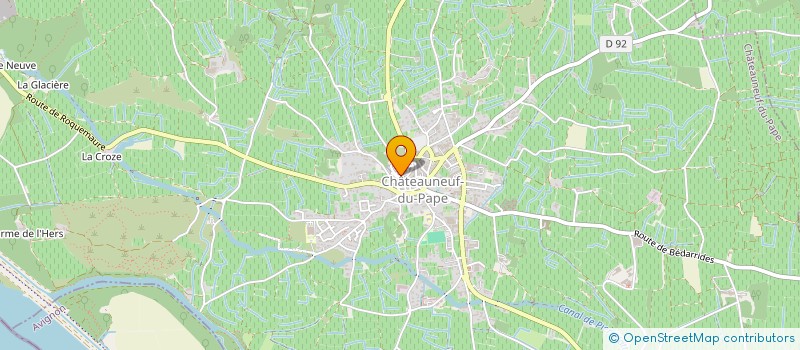 localisation de l'entreprise MADAME CATHERINE MAFFRET  CHATEAUNEUF-DU-PAPE