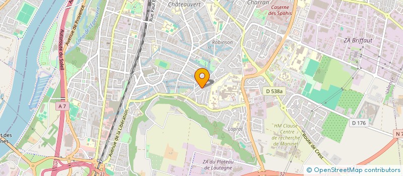 localisation de l'entreprise MADAME CATHERINE MAGALLON  VALENCE