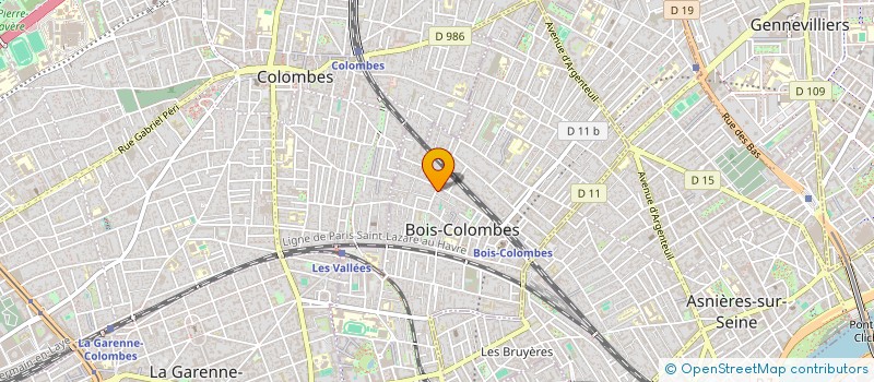 localisation de l'entreprise MADAME CATHERINE MAGENDIE à BOIS-COLOMBES