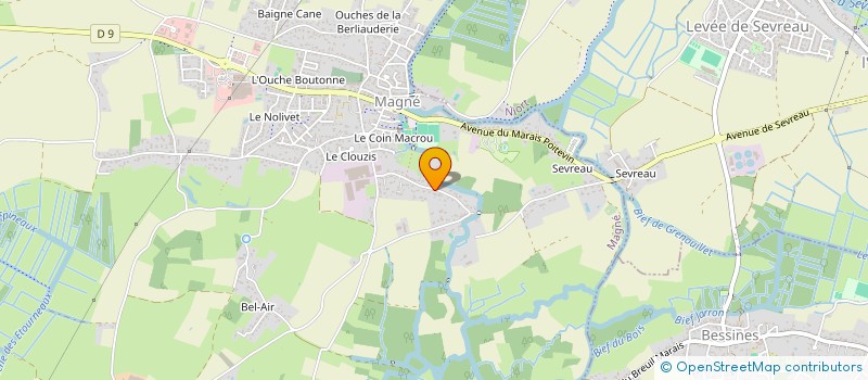 localisation de l'entreprise MADAME CATHERINE MAHIEU  MAGNE