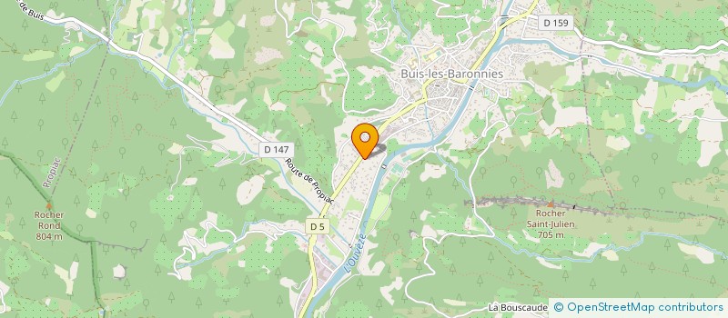 localisation de l'entreprise MADAME CATHERINE MAIGRET  BUIS-LES-BARONNIES