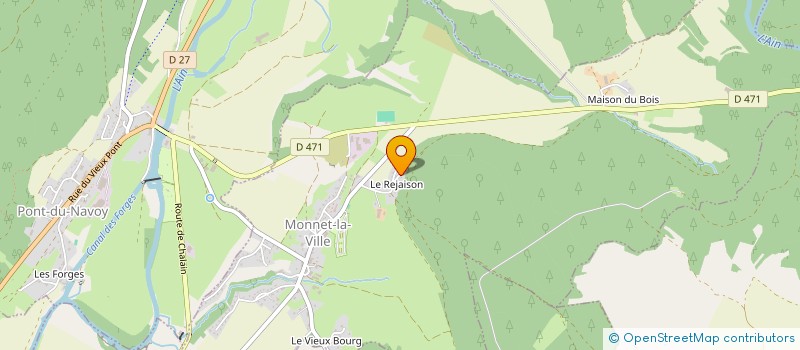 localisation de l'entreprise MADAME CATHERINE MAIRE  MONNET-LA-VILLE