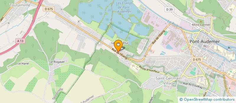 localisation de l'entreprise MADAME CATHERINE MAISONNEUVE  PONT-AUDEMER