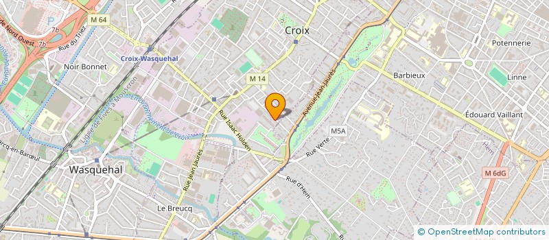 localisation de l'entreprise MADAME CATHERINE MAJDA  CROIX