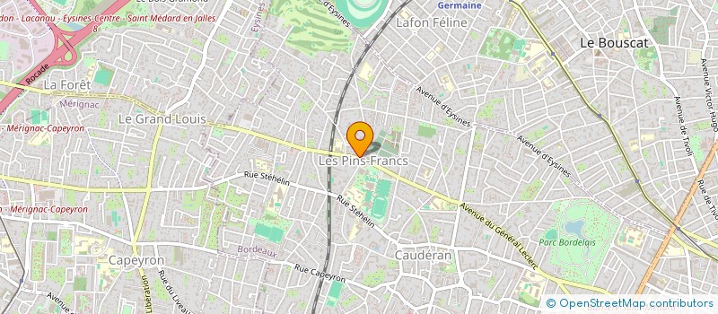 localisation de l'entreprise MADAME CATHERINE MAJOU à BORDEAUX