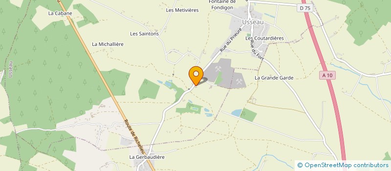 localisation de l'entreprise MADAME CATHERINE MALET  USSEAU