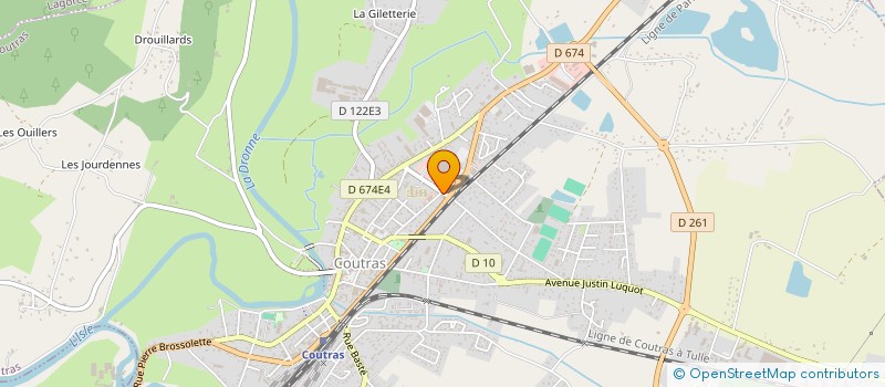 localisation de l'entreprise MADAME CATHERINE MALVEZIN  COUTRAS