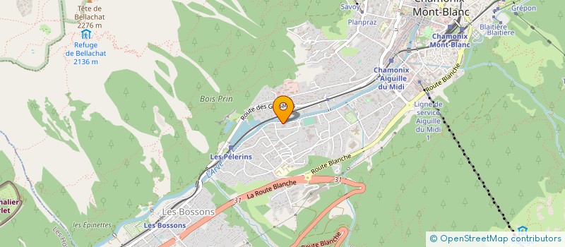 localisation de l'entreprise MADAME CATHERINE MANGEOT  CHAMONIX-MONT-BLANC