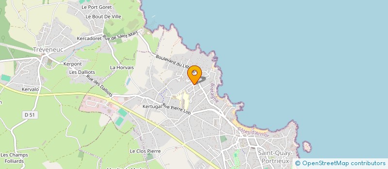 localisation de l'entreprise MADAME CATHERINE MANIELLO  SAINT-QUAY-PORTRIEUX