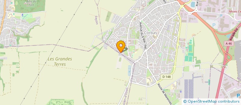 localisation de l'entreprise MADAME CATHERINE MANILLIER à CORBAS