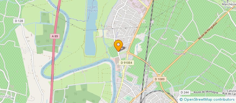 localisation de l'entreprise MADAME CATHERINE MANIVAL  LIBOURNE