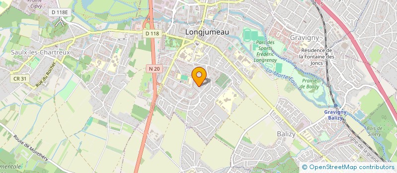 localisation de l'entreprise MADAME CATHERINE MANOURY à LONGJUMEAU