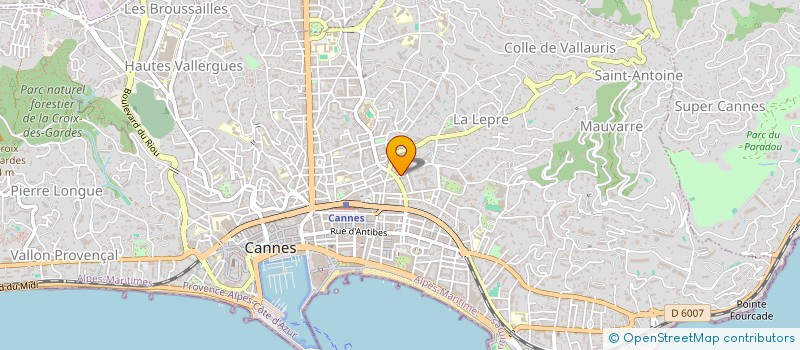localisation de l'entreprise MADAME CATHERINE MARABELLE à CANNES