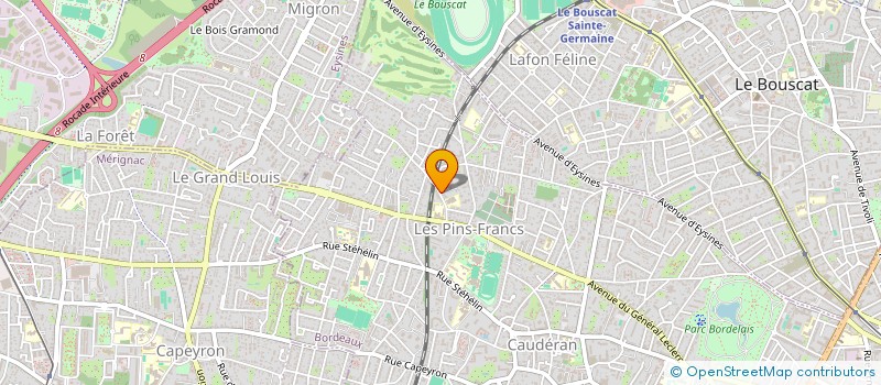 localisation de l'entreprise MADAME CATHERINE MARCHAL  BORDEAUX