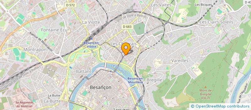 localisation de l'entreprise MADAME CATHERINE MARCHAND à BESANCON