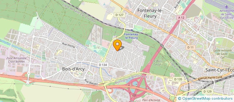 localisation de l'entreprise MADAME CATHERINE MARCHAND  BOIS-D'ARCY