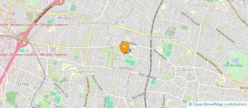 localisation de l'entreprise MADAME CATHERINE MARCHAND  BORDEAUX