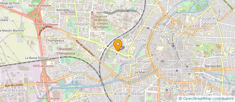 localisation de l'entreprise MADAME CATHERINE MARCHETTI à RENNES