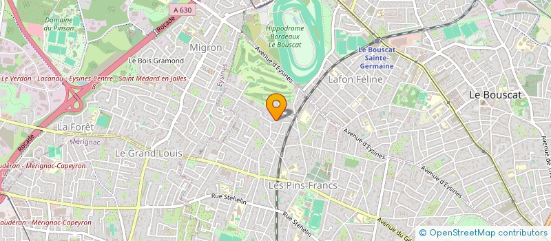 localisation de l'entreprise MADAME CATHERINE MARGUERITE DESCLOS à BORDEAUX