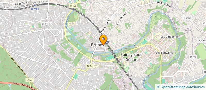 localisation de l'entreprise MADAME CATHERINE MARIE à BRUNOY