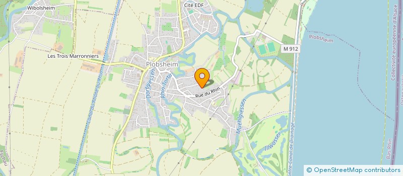 localisation de l'entreprise MADAME CATHERINE MARIE JOSE PETER  PLOBSHEIM