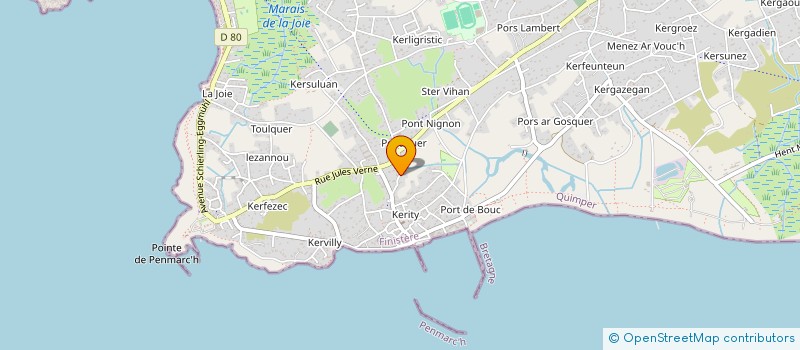 localisation de l'entreprise MADAME CATHERINE MARIN à PENMARCH
