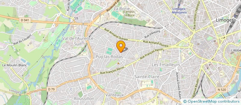 localisation de l'entreprise MADAME CATHERINE MARION  LIMOGES