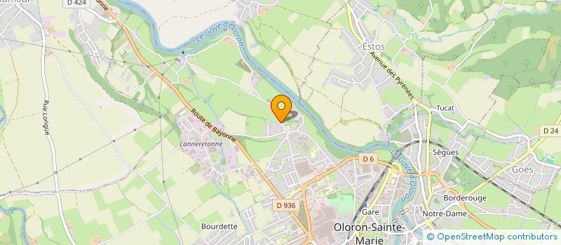 localisation de l'entreprise MADAME CATHERINE MARMOUGET  OLORON-SAINTE-MARIE