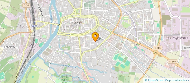 localisation de l'entreprise MADAME CATHERINE MAROIS à SENS