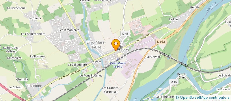 localisation de l'entreprise MADAME CATHERINE MAROLLEAU à CINQ-MARS-LA-PILE