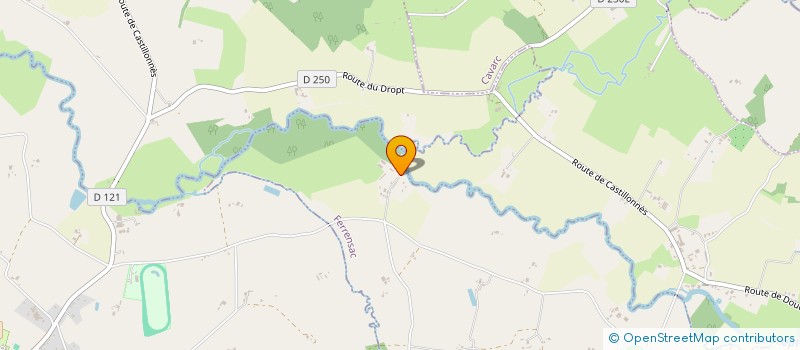 localisation de l'entreprise MADAME CATHERINE MARTIN  FERRENSAC